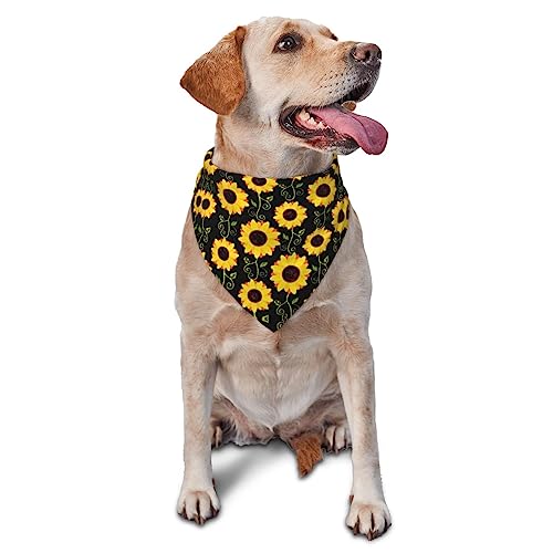 Niedliche Sonnenblume Hund Bandana Niedlich Weich Waschbar Hund Schal Sommer Verstellbare Katze Halstuch Lätzchen Haustier Dreieckstuch Niedliche Sonnenblume Hund Bandana Niedlich Weich Waschbar Hund Schal Sommer Verstellbare Katze Halstuch Lätzchen Haustier Dreieckstuch von FURLOU