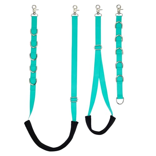 Bauchband für Hundepflege, 3 Sets, professionelle Hunde-Bauchgurte, Verlängerungsgurt, Tischarmschlaufe, Verlängerung für kleine, mittelgroße und große Haustiere (Hellgrün) von FURSDOLY
