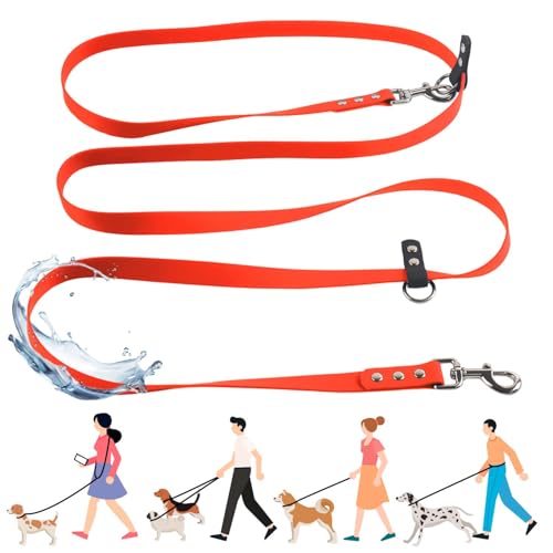 Handfreie Hundeleine, 2,4 m, multifunktionale Crossbody-Trainingsleine, wasserdicht, 9-in-1, verstellbare Taille, Hundeleine für kleine, mittelgroße Hunde, zum Spazierengehen, Joggen, Laufen (Orange, Handfreie Hundeleine, 2,4 m, multifunktionale Crossbody-Trainingsleine, wasserdicht, 9-in-1, verstellbare Taille, Hundeleine für kleine, mittelgroße Hunde, zum Spazierengehen, Joggen, Laufen (Orange, von FURSDOLY