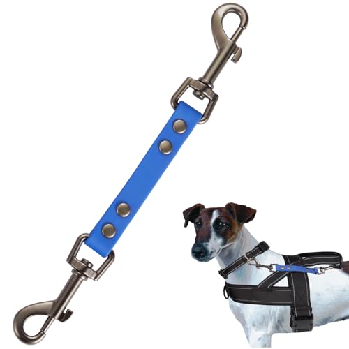Hundehalsband-Sicherheitsclip, wasserdicht, Backup-Clip für alle Haustiere, Geschirr und Hundehalsband, doppelseitiger Verschluss für die Sicherheit des täglichen Spaziergangs/Trainings (Blau, 22,9 cm Hundehalsband-Sicherheitsclip, wasserdicht, Backup-Clip für alle Haustiere, Geschirr und Hundehalsband, doppelseitiger Verschluss für die Sicherheit des täglichen Spaziergangs/Trainings (Blau, 22,9 cm von FURSDOLY