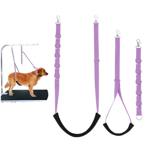 Hundepflege, Bauchgurte, Haustierpflege-Zubehör, 3 Sets, professionelles Hunde-Bauchband, Haustierpflege, Verlängerungsgurt, Tischarmschlaufe, Verlängerung für kleine, mittelgroße und große Haustiere von FURSDOLY