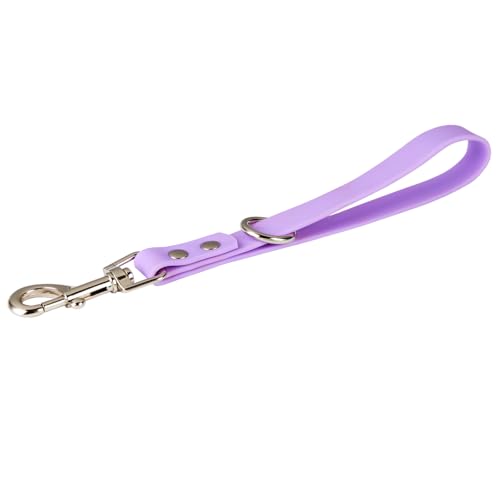 Kurze Hundeleine, 22,9 cm, Haltegriff, strapazierfähig, wasserdicht, PVC, für Sicherheitskontrolle, Verhaltenskorrektur, Wandern, Backup und alle Rassen, Lavendel, 22,9 cm Kurze Hundeleine, 22,9 cm, Haltegriff, strapazierfähig, wasserdicht, PVC, für Sicherheitskontrolle, Verhaltenskorrektur, Wandern, Backup und alle Rassen, Lavendel, 22,9 cm von FURSDOLY