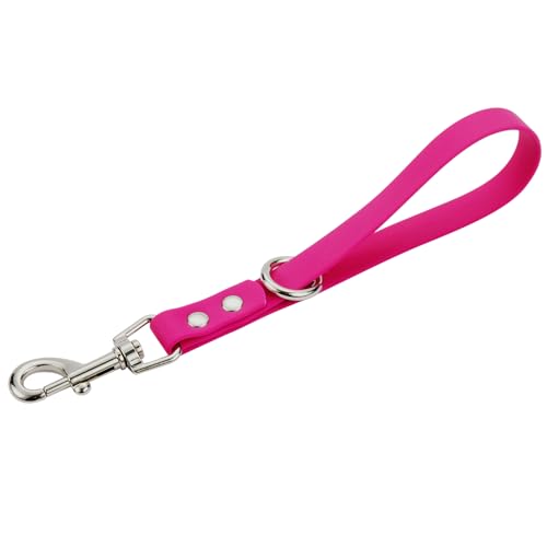 Kurze Hundeleine, 22,9 cm, Haltegriff, strapazierfähig, wasserdicht, PVC, für Sicherheitskontrolle, Verhaltenskorrektur, Wandern, Backup und alle Rassen, Rosa, 22,9 cm Kurze Hundeleine, 22,9 cm, Haltegriff, strapazierfähig, wasserdicht, PVC, für Sicherheitskontrolle, Verhaltenskorrektur, Wandern, Backup und alle Rassen, Rosa, 22,9 cm von FURSDOLY
