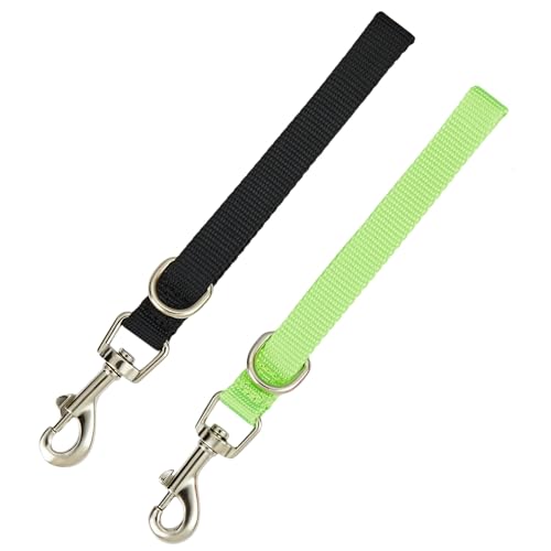 Kurze Hundeleine, mit Griff, Verkehrsgriff, Hundeleine, Haltegriff, Hundeleine, Laschen, Haltegriff-Leine für Hunde, Schwarz und Grün Kurze Hundeleine, mit Griff, Verkehrsgriff, Hundeleine, Haltegriff, Hundeleine, Laschen, Haltegriff-Leine für Hunde, Schwarz und Grün von FURSDOLY