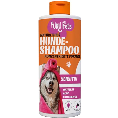 FURU PETS Natürlicher Hundeshampoo Sensitiv Konzentrat - Hunde Shampoo für Langhaar, Welpen, Hundeshampoo Weißes Fell Fellpflege Hund Hundeshampoo Gegen Geruch (Shampoo SENSITIV) FURU PETS Natürlicher Hundeshampoo Sensitiv Konzentrat - Hunde Shampoo für Langhaar, Welpen, Hundeshampoo Weißes Fell Fellpflege Hund Hundeshampoo Gegen Geruch (Shampoo SENSITIV) von FURU PETS