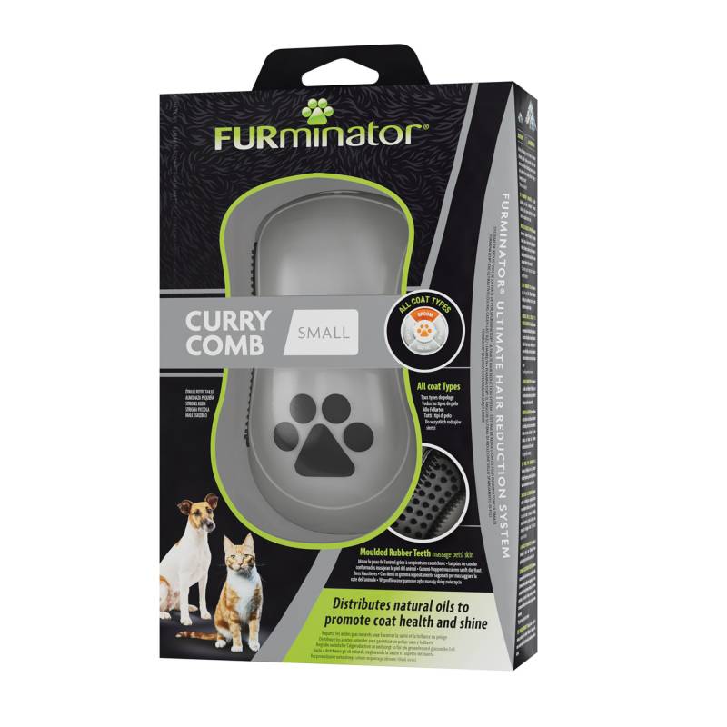 FURminator Curry Comb Striegel - ca. L 12 x B 6 x H 4 cm FURminator Curry Comb Striegel - ca. L 12 x B 6 x H 4 cm von FURminator