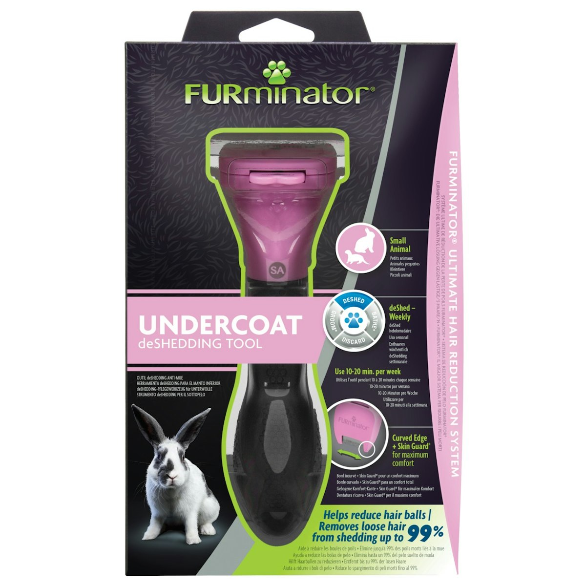 Furminator deShedding Tool  Pflegewerkzeug für Kleintiere von FURminator