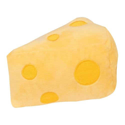 FUSHENGCHUANG Puppy Plüsch Tier Tear-Gelbe Farbe Haustier Katze Käse Modellierung Interaktive Plüschtiere für Kleintiere von FUSHENGCHUANG