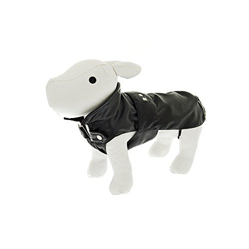 Fussdog Mantel Ryder schwarz Verdeck und Kleidung Hund von Ferribiella