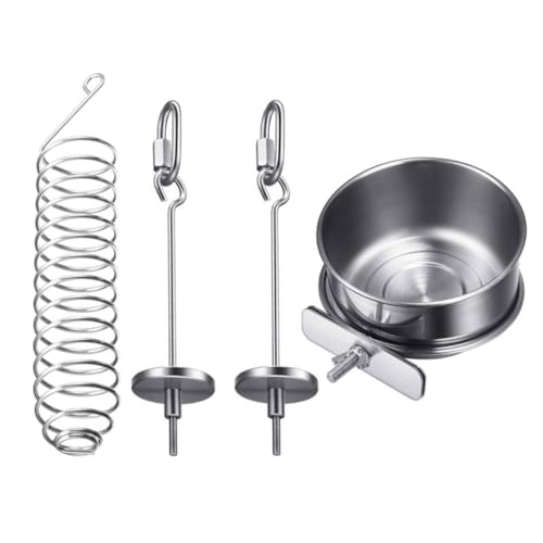 FUTUREORYY 1 Satz Edelstahlvogel - Set Vogelhändler Tablett Haustier Vogelfütterung für Nahrungssuche Birdfeeder Papageienfruchtgabel Futtermittel Papageifutter Rostfreier Silber FUTUREORYY 1 Satz Edelstahlvogel - Set Vogelhändler Tablett Haustier Vogelfütterung für Nahrungssuche Birdfeeder Papageienfruchtgabel Futtermittel Papageifutter Rostfreier Silber von FUTUREORYY