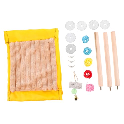 FUTUREORYY 1 Satz Hängendes Vogelbett für Kleintiere Teiliges aus Farbenfrohem Waschbarem Material für Papageien Kanarienvögel und Hamster und Spielgelegenheit für Ihre Haustiere FUTUREORYY 1 Satz Hängendes Vogelbett für Kleintiere Teiliges aus Farbenfrohem Waschbarem Material für Papageien Kanarienvögel und Hamster und Spielgelegenheit für Ihre Haustiere von FUTUREORYY