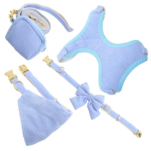 FUTUREORYY 1 Satz Hundegeschirr Set für Welpen Atmungsaktives Pet Vest Geschirr mit Leine und Halsband Sicherheitsgeschirr für Kleine und Bequem für FUTUREORYY 1 Satz Hundegeschirr Set für Welpen Atmungsaktives Pet Vest Geschirr mit Leine und Halsband Sicherheitsgeschirr für Kleine und Bequem für von FUTUREORYY