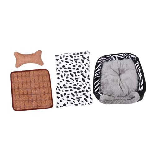 FUTUREORYY 1 Satz Katzenhaus und Hundebett Umkehrbar für Winter Rutschfester Platzsparend mit Kuscheldecke für Kleine und Katzen FUTUREORYY 1 Satz Katzenhaus und Hundebett Umkehrbar für Winter Rutschfester Platzsparend mit Kuscheldecke für Kleine und Katzen von FUTUREORYY