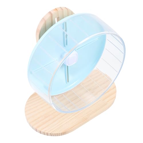 FUTUREORYY 1 Satz Transparente Hamster Laufräder für Kleine Haustiere Geräuschloses Laufrad für Hamster Chinchillas und Andere Kleintiere mit Stabilem Holzständer Perfektes für Haustiere FUTUREORYY 1 Satz Transparente Hamster Laufräder für Kleine Haustiere Geräuschloses Laufrad für Hamster Chinchillas und Andere Kleintiere mit Stabilem Holzständer Perfektes für Haustiere von FUTUREORYY