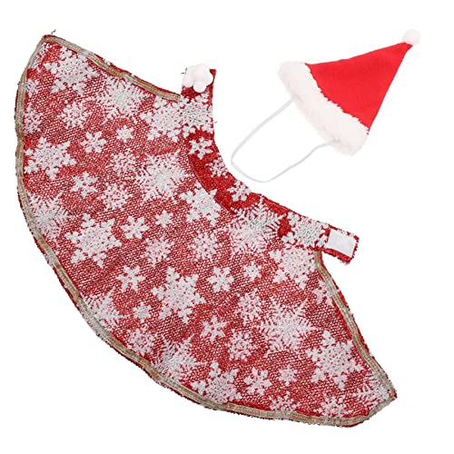 FUTUREORYY 1 Satz Weihnachtliches Cosplay Outfit für Haustiere Kreative Katzen und Hundekleidung mit Festlichem Weihnachtsmann Hut Partys und Outdoor Aktivitäten Sorgt für Aufmerksamkeit FUTUREORYY 1 Satz Weihnachtliches Cosplay Outfit für Haustiere Kreative Katzen und Hundekleidung mit Festlichem Weihnachtsmann Hut Partys und Outdoor Aktivitäten Sorgt für Aufmerksamkeit von FUTUREORYY
