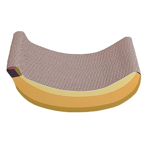 FUTUREORYY 1 Stück Banana Förmiges Wellpappe Katzenkratzbrett für Katzen Kratzbrett für Kätzchen Langlebig und Sicher Schützt Möbel Kratzern für Stundenlangen Spielspaß FUTUREORYY 1 Stück Banana Förmiges Wellpappe Katzenkratzbrett für Katzen Kratzbrett für Kätzchen Langlebig und Sicher Schützt Möbel Kratzern für Stundenlangen Spielspaß von FUTUREORYY