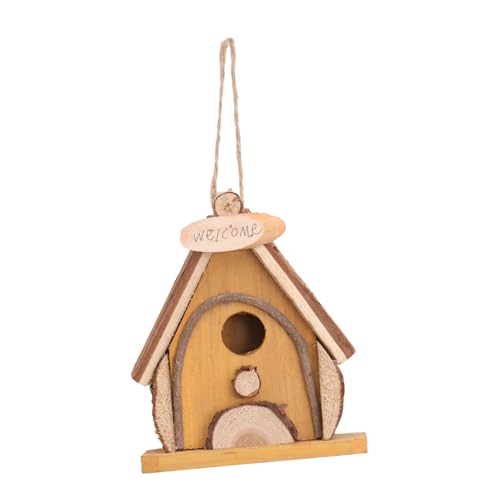 FUTUREORYY 1 Stück Holz Vogelhaus für Hängend Nistplatz Gartendekoration für Garten und Innenräume und Sicher für Haustiere FUTUREORYY 1 Stück Holz Vogelhaus für Hängend Nistplatz Gartendekoration für Garten und Innenräume und Sicher für Haustiere von FUTUREORYY