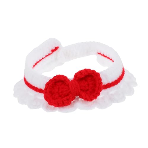 FUTUREORYY 1 Stück Kätzchenkatze Halskette Haustier Katzenzubehör für gestrickte Katze für Hunde Hund gestrickter Kragen Katzenhalsbänder für Hunde Garn Weiß FUTUREORYY 1 Stück Kätzchenkatze Halskette Haustier Katzenzubehör für gestrickte Katze für Hunde Hund gestrickter Kragen Katzenhalsbänder für Hunde Garn Weiß von FUTUREORYY