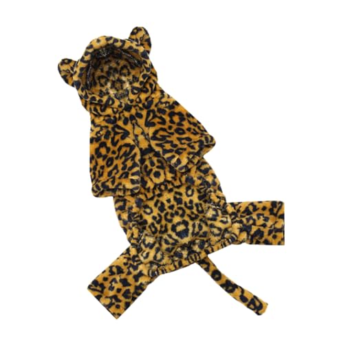 FUTUREORYY 1 Stück Kleiner Hundemantel Leopard Design Winter Hoodie für Warmes Outfit für Haustiere für und Outdoor Aktivitäten Handgefertigt FUTUREORYY 1 Stück Kleiner Hundemantel Leopard Design Winter Hoodie für Warmes Outfit für Haustiere für und Outdoor Aktivitäten Handgefertigt von FUTUREORYY