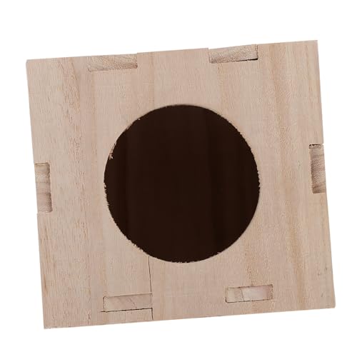 FUTUREORYY 1 Stück Kleintierhaus aus Holz für Hamster und Meerschweinchen Robust und Sicher Rückzugsort für Kleine Haustiere Schlafen Verstecken und Futterlagern Umweltfreundliches Material FUTUREORYY 1 Stück Kleintierhaus aus Holz für Hamster und Meerschweinchen Robust und Sicher Rückzugsort für Kleine Haustiere Schlafen Verstecken und Futterlagern Umweltfreundliches Material von FUTUREORYY