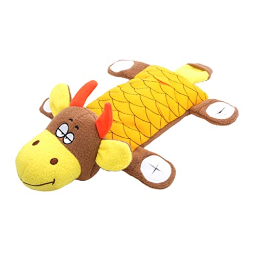 FUTUREORYY 1 Stück Kuschelplüsch mit Quietscher Bissfestes und Langlebiges für Kleine und Mittelgroße zur Beschäftigung und Zahnpflege Geräuschvolles Decompression Toy Welpen FUTUREORYY 1 Stück Kuschelplüsch mit Quietscher Bissfestes und Langlebiges für Kleine und Mittelgroße zur Beschäftigung und Zahnpflege Geräuschvolles Decompression Toy Welpen von FUTUREORYY