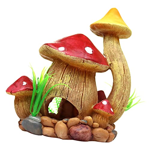 FUTUREORYY 1 Stück Mushroom House Aquarium Dekoration Hiding Cave für Fische und Reptilien und Langlebig Kreative für Verformbar oder Verblassend FUTUREORYY 1 Stück Mushroom House Aquarium Dekoration Hiding Cave für Fische und Reptilien und Langlebig Kreative für Verformbar oder Verblassend von FUTUREORYY