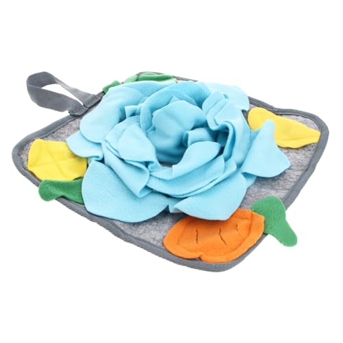 FUTUREORYY 1 Stück Polar Fleece Schnüffelmatte für Kaninchen Meerschweinchen Interaktive Futtermatte Schnüffel und Suchinstinkte Rutschfester Boden für Langsames Füttern von FUTUREORYY