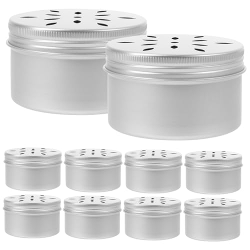 FUTUREORYY 10 Stück Hundegeruchstrainingsdosen aus Aluminium mit Belüftungslöchern Aroma Geruchstrainingsbox für Such Arbeitshunde Geeignet zur Verbesserung der Nasenarbeit und FUTUREORYY 10 Stück Hundegeruchstrainingsdosen aus Aluminium mit Belüftungslöchern Aroma Geruchstrainingsbox für Such Arbeitshunde Geeignet zur Verbesserung der Nasenarbeit und von FUTUREORYY