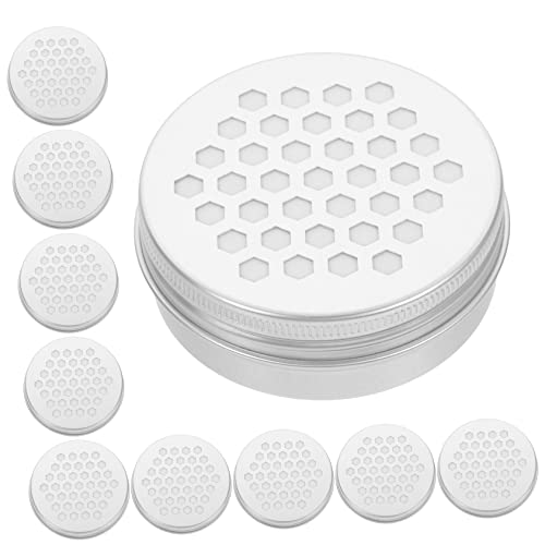 FUTUREORYY 10 Stück Teiliges Aluminium Aromadiffusor Box für Ätherische Öle Luftdichte Aufbewahrung Dekorativer Raumduft für Schlafzimmer und Büro von FUTUREORYY