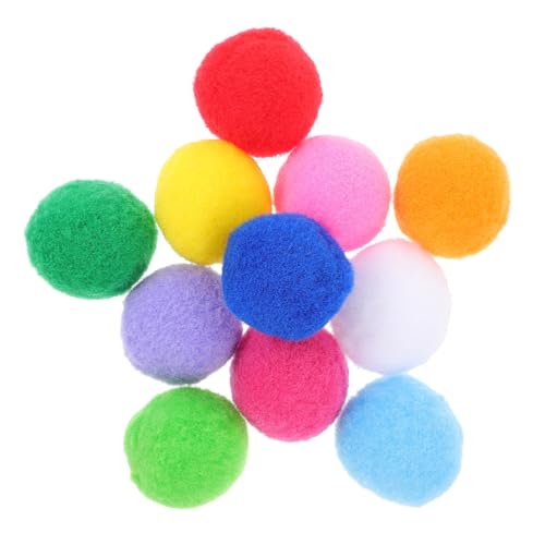 FUTUREORYY 100stücke Flauschige Bälle Pompons Zum Basteln Für DIY-projekte Dekorationen Kreative Handarbeiten Kinderprojekte Camping von FUTUREORYY