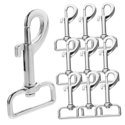 FUTUREORYY 10stücke Pack Hundeleinen-karabinerhaken Drehbarem Verschluss Für Schlüsselketten von FUTUREORYY