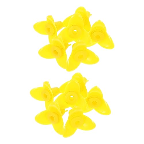 FUTUREORYY 12 Stück Kunststoff Futterspender Blumenform für Futteröffnungen für Außenbereich und Dekorative Vogelbeobachtung von FUTUREORYY
