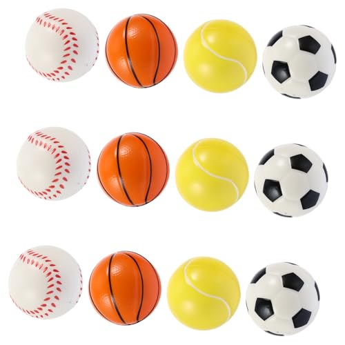 FUTUREORYY 12 Stück Teiliges Hundespielzeug PU Ball Farbenfrohe Bissfeste Trainingsbälle für Hunde Interaktives Langlebiges Haustierzubehör Fördert Spielspaß und Bindung FUTUREORYY 12 Stück Teiliges Hundespielzeug PU Ball Farbenfrohe Bissfeste Trainingsbälle für Hunde Interaktives Langlebiges Haustierzubehör Fördert Spielspaß und Bindung von FUTUREORYY