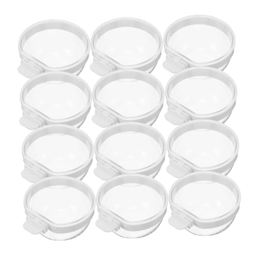 FUTUREORYY 12 Stück Teiliges Vogel Futternapf für Papageien Abnehmbar Transparenter Wasserspender mit Aufhängung Auslaufsicherer Futter und Wassernapf für Wellensittiche Wiederverwendbar FUTUREORYY 12 Stück Teiliges Vogel Futternapf für Papageien Abnehmbar Transparenter Wasserspender mit Aufhängung Auslaufsicherer Futter und Wassernapf für Wellensittiche Wiederverwendbar von FUTUREORYY