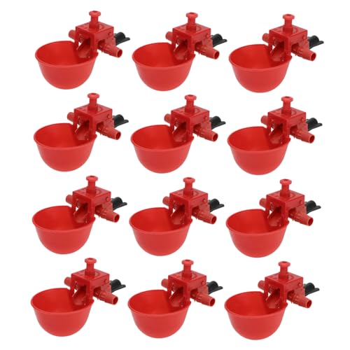 FUTUREORYY 12 Stück Verstellbare Automatische Wasserschalen für Vögel und Geflügel Roter Abs Trinknapf für Hühner Tauben Wachteln Langlebig Praktisch und Einfach zu Bedienen Zufällige Farbe FUTUREORYY 12 Stück Verstellbare Automatische Wasserschalen für Vögel und Geflügel Roter Abs Trinknapf für Hühner Tauben Wachteln Langlebig Praktisch und Einfach zu Bedienen Zufällige Farbe von FUTUREORYY