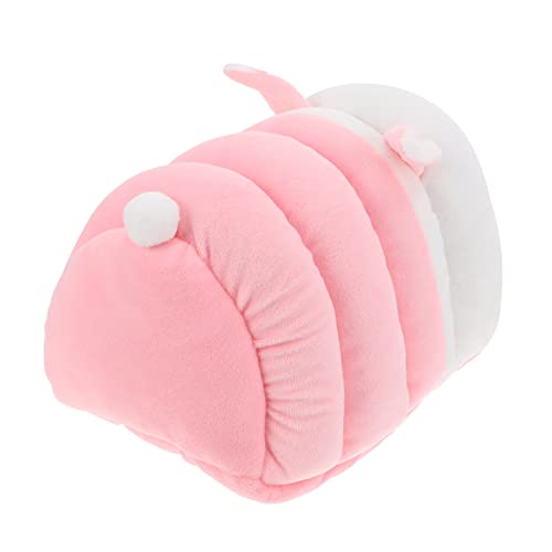 FUTUREORYY 1Pc Warme Baumwolle Nest Meerschweinchen Hamster Häuser Kleine Stall Haustier Schlaf Chinchilla Rosa von FUTUREORYY