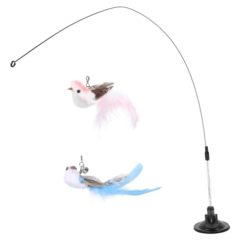 FUTUREORYY 1Satz Katzenspielzeug Mit Interaktivem Und Saugnapf Teiliges Für Kätzchen Blauem Vogel Und Stoffvogel Ersatz Fördert Bewegung Und Spielspaß Für Ihre FUTUREORYY 1Satz Katzenspielzeug Mit Interaktivem Und Saugnapf Teiliges Für Kätzchen Blauem Vogel Und Stoffvogel Ersatz Fördert Bewegung Und Spielspaß Für Ihre von FUTUREORYY