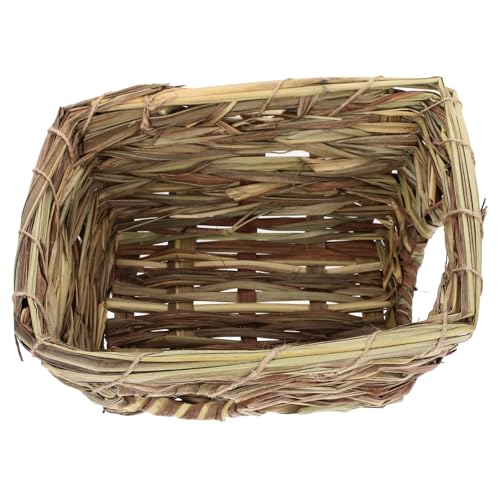 FUTUREORYY 1Stück Handgewebtes Tiernest Aus Schilfgras Für Kleintiere Gemütliche Hütte Für Hamster Meerschweinchen Und Chinchillas Für Innen Und Außendekoration Natürliche Und Sichere FUTUREORYY 1Stück Handgewebtes Tiernest Aus Schilfgras Für Kleintiere Gemütliche Hütte Für Hamster Meerschweinchen Und Chinchillas Für Innen Und Außendekoration Natürliche Und Sichere von FUTUREORYY