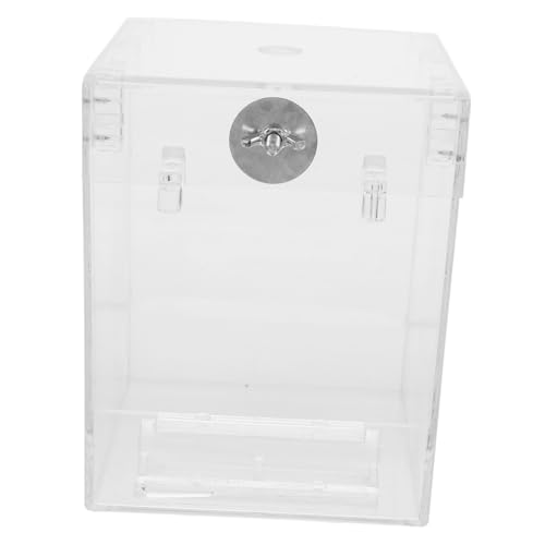 FUTUREORYY 1Stück Papageienbadewanne Für Vogelkäfige Transparente Hängende Badewanne Für Wellensittiche Und Papageien Umweltfreundliches Design Stressabbau Und Einfache Reinigung Vogelpflege FUTUREORYY 1Stück Papageienbadewanne Für Vogelkäfige Transparente Hängende Badewanne Für Wellensittiche Und Papageien Umweltfreundliches Design Stressabbau Und Einfache Reinigung Vogelpflege von FUTUREORYY