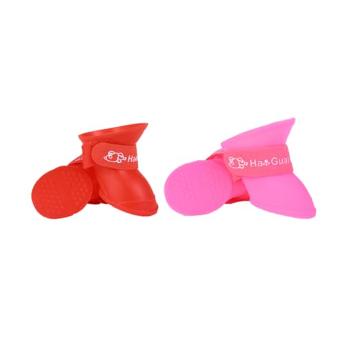 FUTUREORYY 2 Paar Hundeschuhe Haustierschuhe Stiefel Für Hunde Schuhe Für Hunde Hundestiefel Zufällige Farbe FUTUREORYY 2 Paar Hundeschuhe Haustierschuhe Stiefel Für Hunde Schuhe Für Hunde Hundestiefel Zufällige Farbe von FUTUREORYY