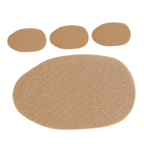 FUTUREORYY 2 Paare Hundeohrkorrektur Patch Werkzeug Zur Unterstützung des Welpenohrs Korrekturset Für Hundeohren Ohrpfosten-Set Für Hunde Stehendes Klebeband Für Welpenohren Light Brown Vlies von FUTUREORYY