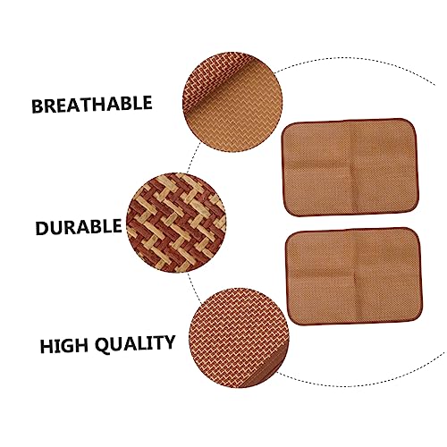 FUTUREORYY 2stücke Kühlmatte Für Haustiere Hund Sommer Schlafmatte Rattan Matte Haustier Bettkissen Abkühlung Matte Für Hunde Und Katzen Langlebig Haustier von FUTUREORYY