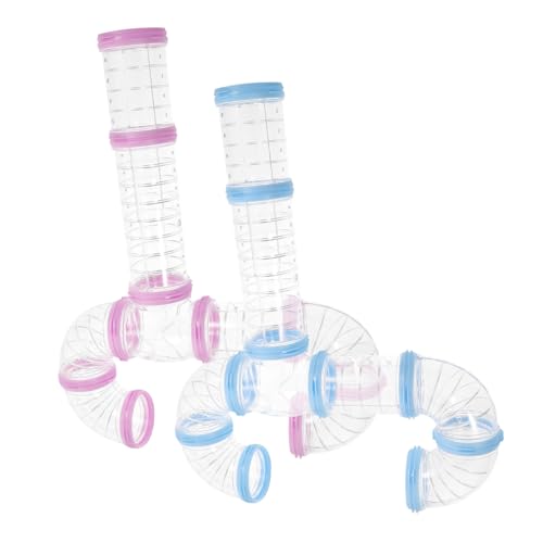 FUTUREORYY 2 Sätze DIY Hamster Tunnel Transparent Teiliges Externes Rohr Robust und Kratzfest Geeignet für Zwerghamster Spieltunnel zur Käfigerweiterung Einfache und Beobachtung FUTUREORYY 2 Sätze DIY Hamster Tunnel Transparent Teiliges Externes Rohr Robust und Kratzfest Geeignet für Zwerghamster Spieltunnel zur Käfigerweiterung Einfache und Beobachtung von FUTUREORYY