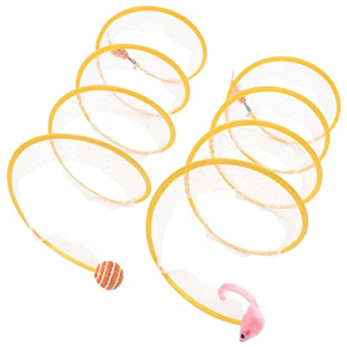 FUTUREORYY 2 Stück Faltbarer Katzentunnel Teilig Interaktives Katzenspielzeug für Kätzchen Selbstspielkanäle für Spielspaß Langlebig und Unterhaltsam für Stundenlangen Katzenvergnügen FUTUREORYY 2 Stück Faltbarer Katzentunnel Teilig Interaktives Katzenspielzeug für Kätzchen Selbstspielkanäle für Spielspaß Langlebig und Unterhaltsam für Stundenlangen Katzenvergnügen von FUTUREORYY
