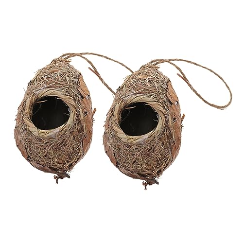 FUTUREORYY 2 Stück Hängendes Vogelhaus Winddichtes Atmungsaktives aus Robustem Material für Garten Terrasse und Dekoratives für Gartenliebhaber FUTUREORYY 2 Stück Hängendes Vogelhaus Winddichtes Atmungsaktives aus Robustem Material für Garten Terrasse und Dekoratives für Gartenliebhaber von FUTUREORYY
