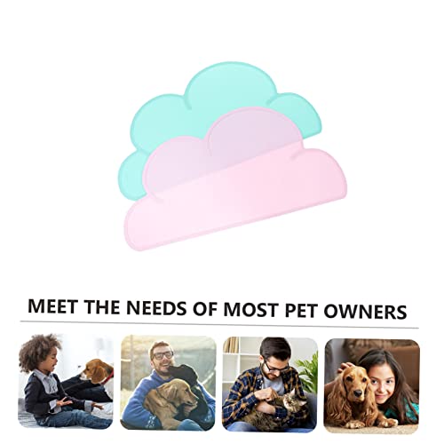 FUTUREORYY 2 Stück Haustier Futtermatte rutschfest Hitzebeständig Multifunktional für Hunde und Katzen Fußboden Schutz Placemats Grün FUTUREORYY 2 Stück Haustier Futtermatte rutschfest Hitzebeständig Multifunktional für Hunde und Katzen Fußboden Schutz Placemats Grün von FUTUREORYY