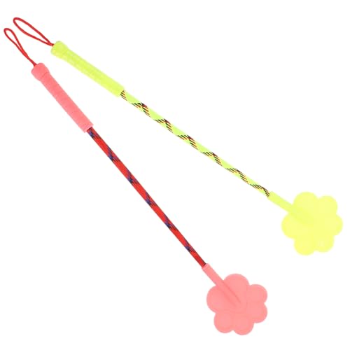 FUTUREORYY 2 Stück Hundepeitsche Dog Toy hundespielzeuge Hundeausbildung Hundesportzubehör Hundeerziehung Hundewelpen drinnen Größe klopfen Pfote Hundetrainingswerkzeug Hundetrainingsgeräte von FUTUREORYY