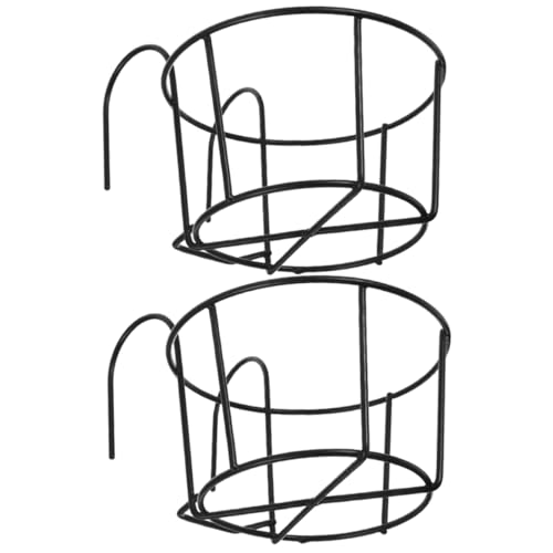 FUTUREORYY 2 Stück Kaninchen-heufutterautomat Hasen Heuraufe Metallhasen -heu -Rack Hochleistungsheuraufe Kaninchen -Rack -heuhalter Kleintier -heu -feedermetall Kleiner Heuheuder Black Eisen von FUTUREORYY