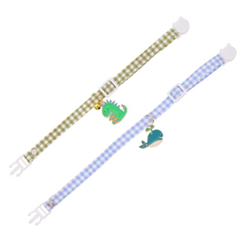 FUTUREORYY 2 Stück Katzenhalsband mit Glocke Teiliges Verstellbar und Komfortabel für Kitten Sicheres Design für Tägliches und Besondere Anlässe für Kleine FUTUREORYY 2 Stück Katzenhalsband mit Glocke Teiliges Verstellbar und Komfortabel für Kitten Sicheres Design für Tägliches und Besondere Anlässe für Kleine von FUTUREORYY
