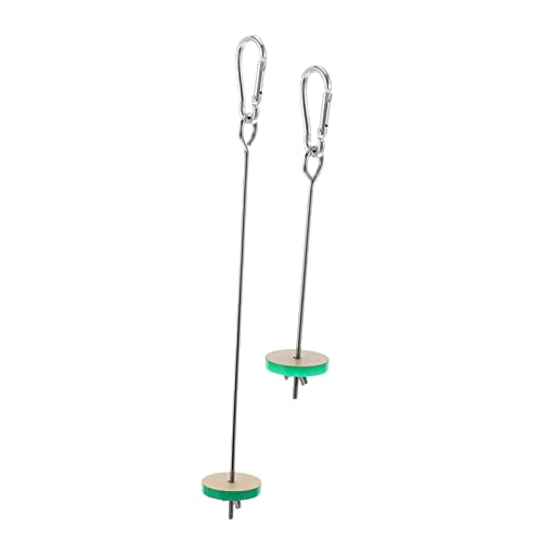 FUTUREORYY 2 Stück Obstgabel für Papageien Vogel Futterhalter für Früchte und Gemüse und Langlebige Futterstation für Kleine von FUTUREORYY